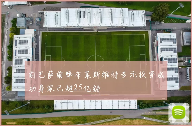 前巴萨前锋布莱斯维特多元投资成功身家已超25亿镑